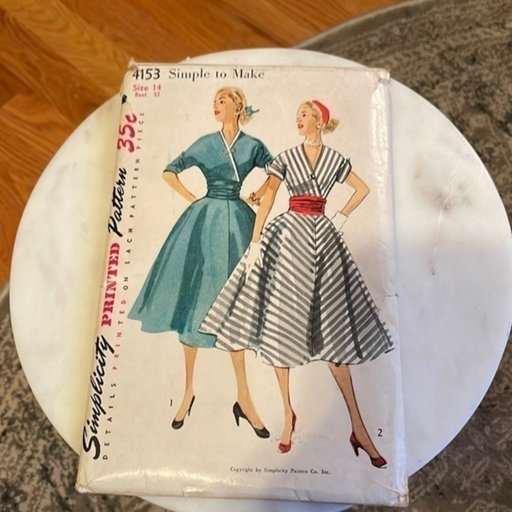 Simplicity Vintage Pattern no. 4153